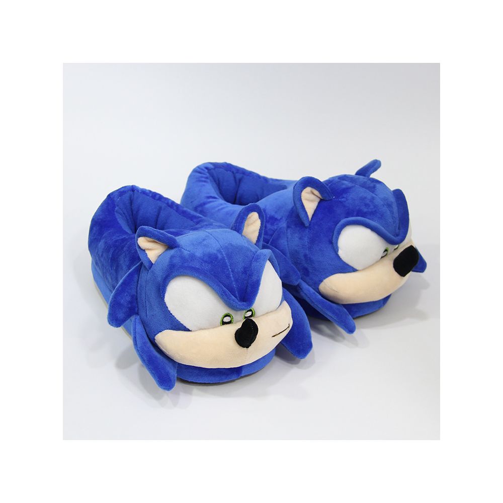 Cross border spot goods Sonic slippers plush cotton slippers Sonic the Hedgehog merchandise plush slippers for home use image 7