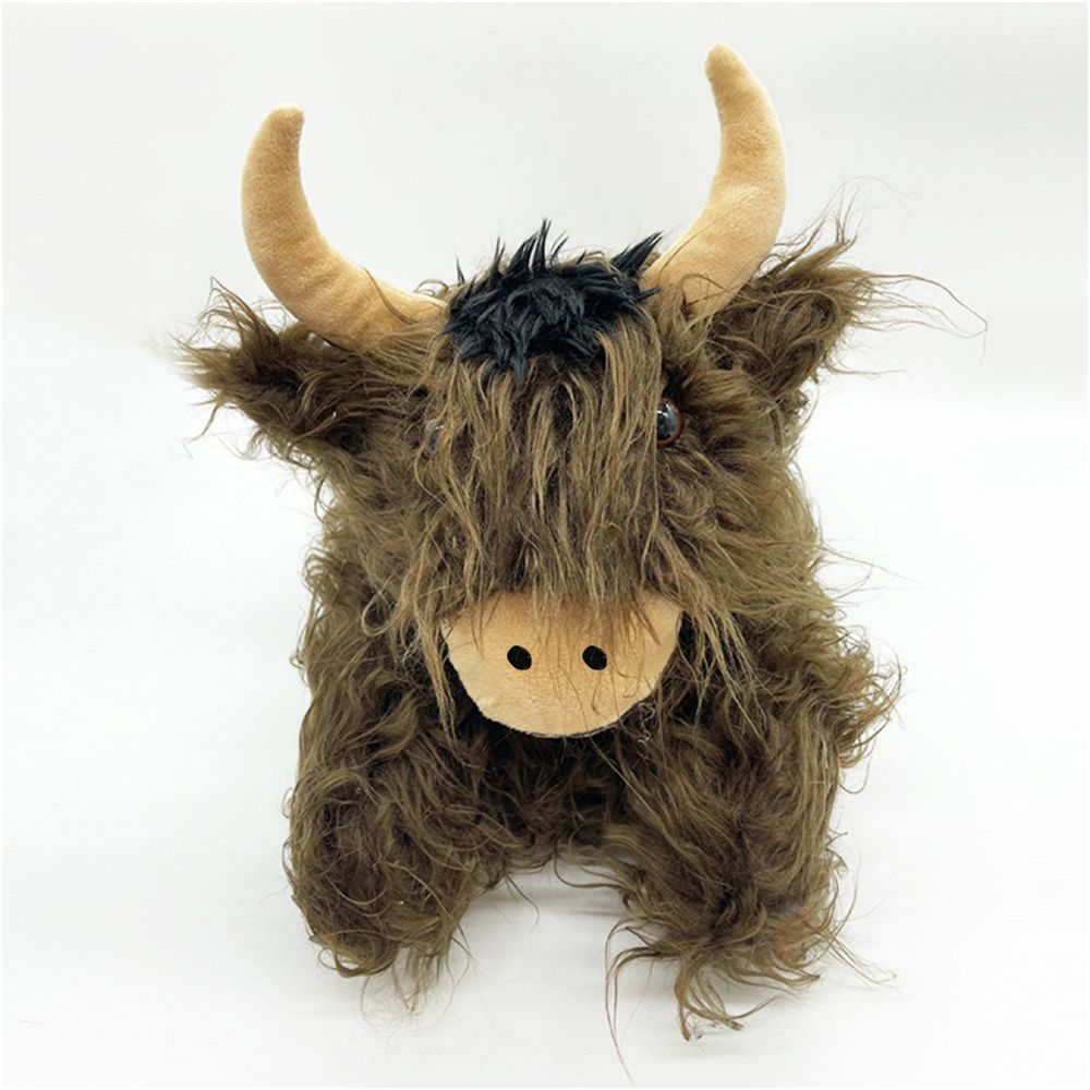 Adorable Highland Cow Slippers Scottish Yak Amazonian Yak Cotton Slippers In Stock image 8