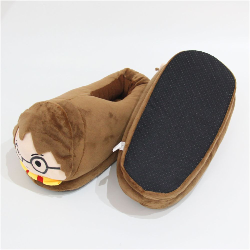 Movie and Anime Cartoon Harry Potter Cotton Slippers Winter Warm Full Coverage Plush Home Cotton Slippers image 3