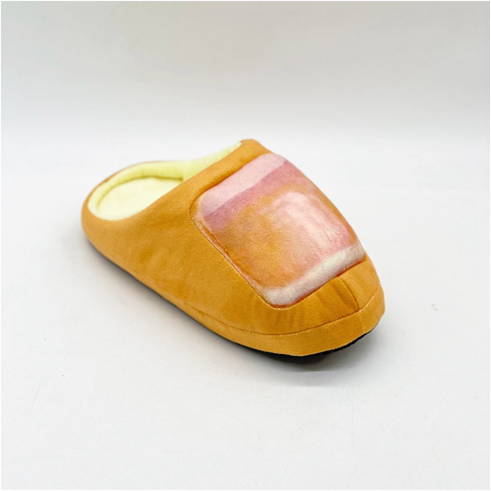 Unique and creatively designed realistic toe slippers for home use designed to mimic the feeling of being stepped on These bizarre slippers are perfect for both men and women image 1