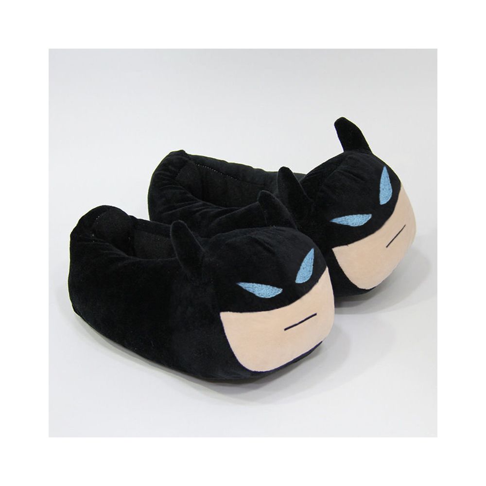 DC character Batman plush slippers winter men s warm cotton slippers indoor home cotton shoes couple s slippers image 1