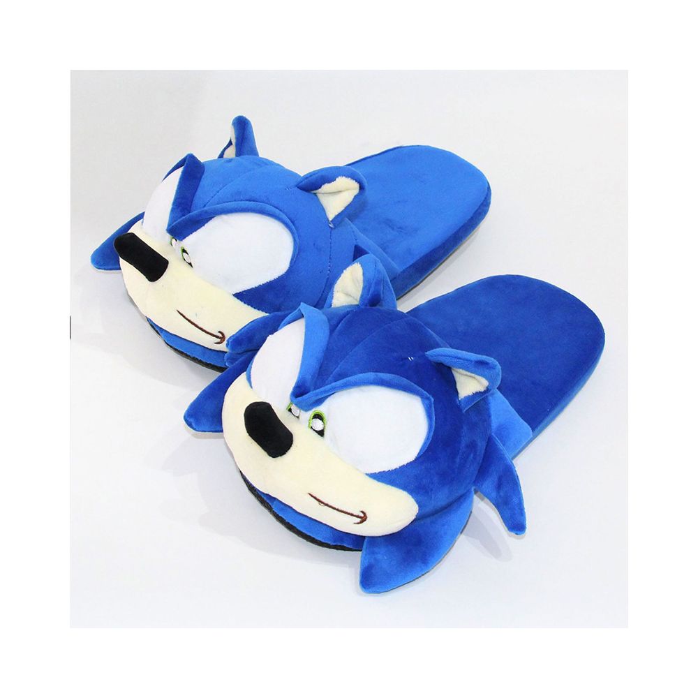 Cross border spot goods Sonic slippers plush cotton slippers Sonic the Hedgehog merchandise plush slippers for home use image 8