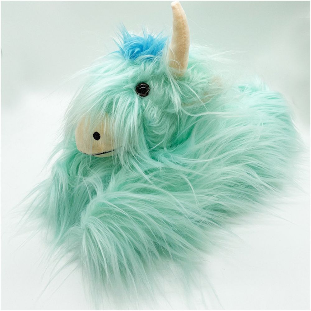 Adorable Highland Cow Slippers Scottish Yak Amazonian Yak Cotton Slippers In Stock image 10